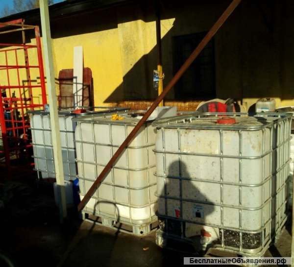 Еврокуб, ёмкость кубическая 1000 л. б/у, тара