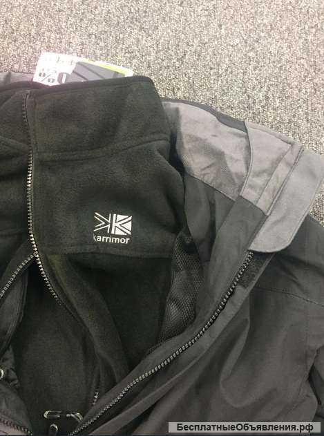 Мужская куртка Karrimor 3 в 1 цвет: черный (новая), размер 50-52(XL)