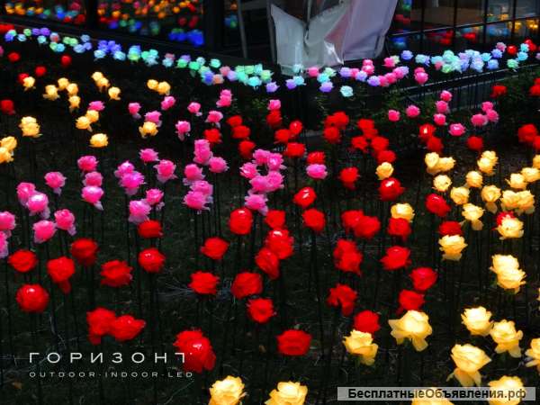 Светодиодные LED розы