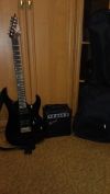 Электрогитара Cort x-2 и комбо гитарный