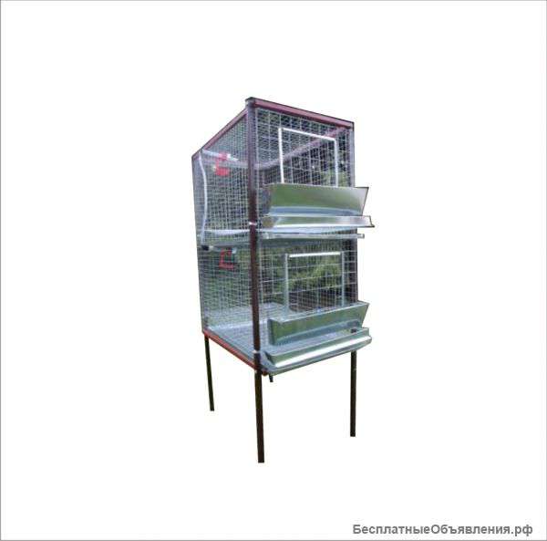 Клеточная батарея для кур-несушек или бройлеров 1-2