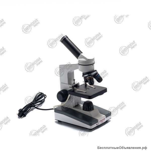 Микроскоп осеменатора вар. 2 (с наклонным тубусом, нагревательным столиком и осветителем)