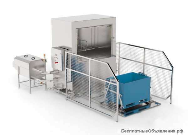 Машины для мойки ящиков, мойки тары