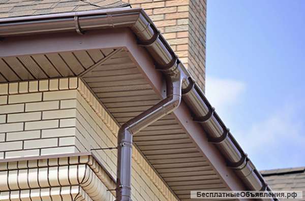Монтаж водостоков