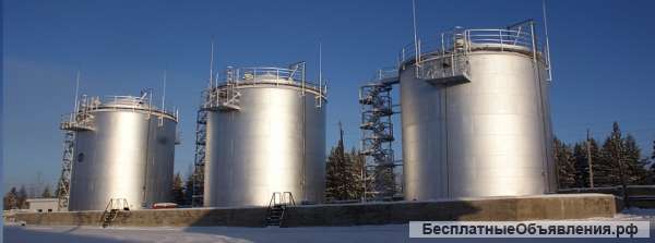 Резервуары горизонтальные, вертикальные стальные