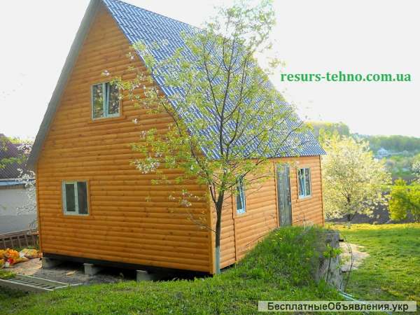 Дачные домики недорогие, быстровозводимые на заказ