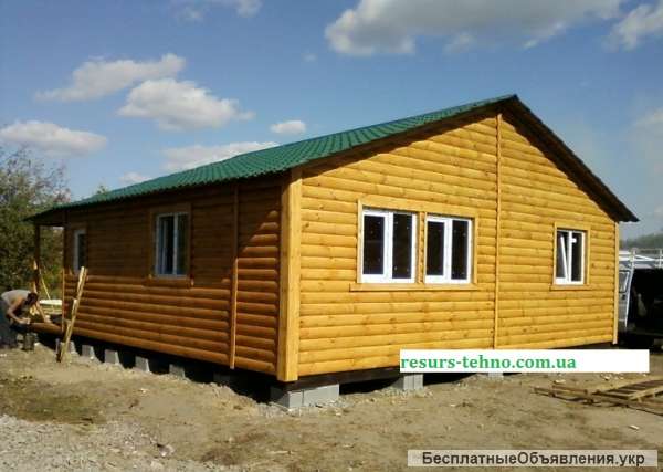 Дачные домики недорогие, быстровозводимые на заказ