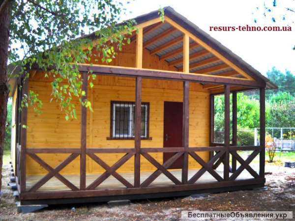 Дачные домики недорогие, быстровозводимые на заказ