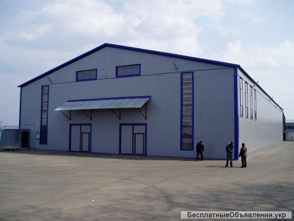 Строительство ангаров, складов – 3 года Гарантия