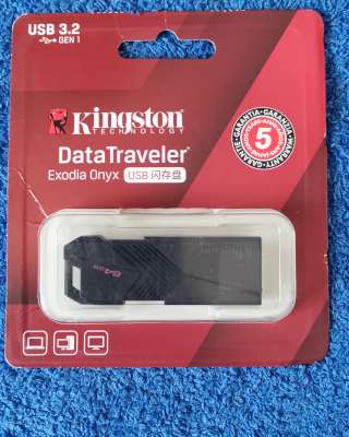 Kingston USB флэш-накопитель DataTraveler Exodia Onyx USB 3.2 GEN1 емкостью 64 Гб НОВЫЙ