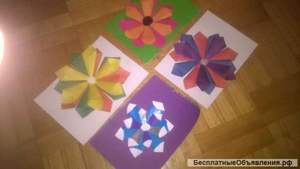 Цветы из бумаги ручной работы