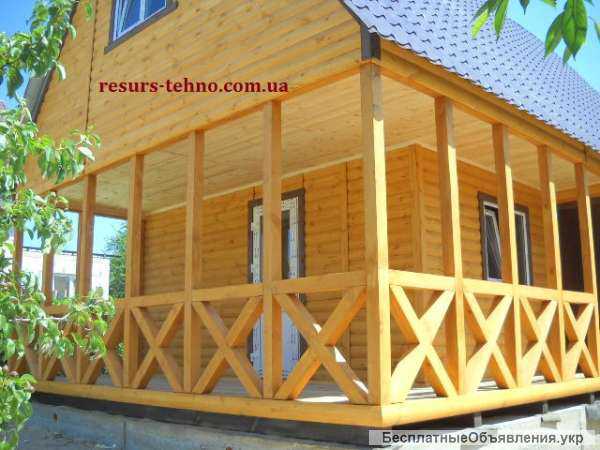 Дачные домики строим в любое время года