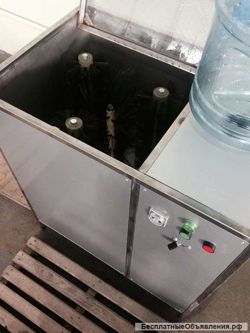 Полуавтоматическая мойка и снятие пробки 19л производительность 300 бут/ч