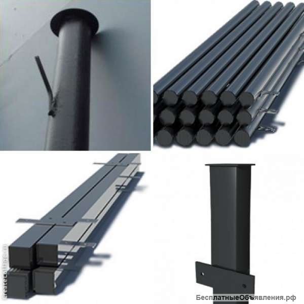 Стoлбы мeталлические