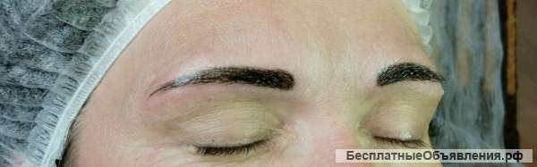 Перманентный макияж бровей, губ, век