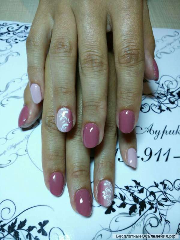 Маникюр, укрепление, наращивание