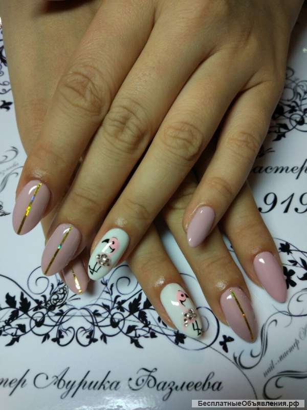 Маникюр, укрепление, наращивание