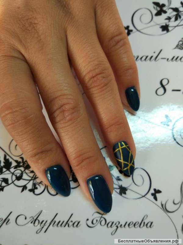 Маникюр, укрепление, наращивание