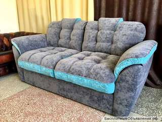 Диван в текстиле эврика