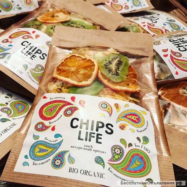 Фруктовые и овощные чипсы (Chips.Life)