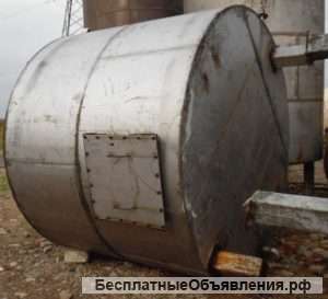 Емкость нержавеющая, объем -10 куб.м., вертикальная
