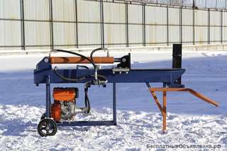 Дровокол "Медведь" с бензиновым двигателем 15 л.с.