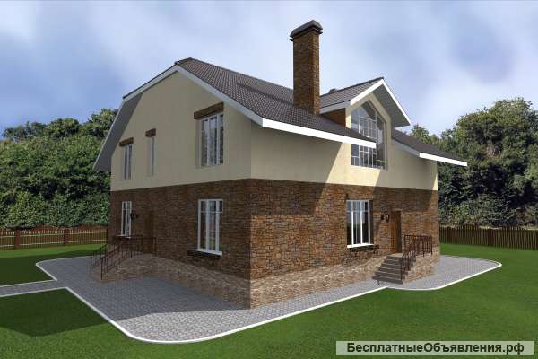 Готовый проект таун-хауса 277кв. м