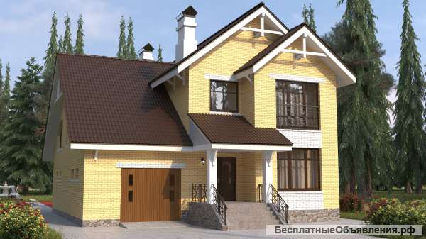 Готовый проект коттеджа 189 кв. м / Артикул Л-57