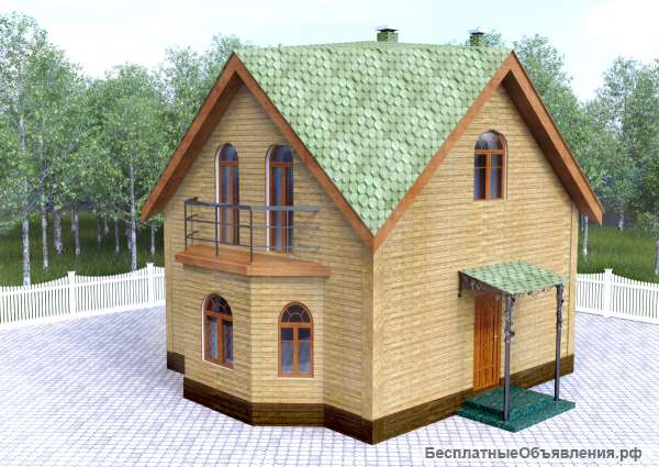 Проект гостевого дома с баней 64 кв.м / Арт. Cу-71