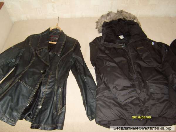 Куртки, пальто женские размер 44 и 50