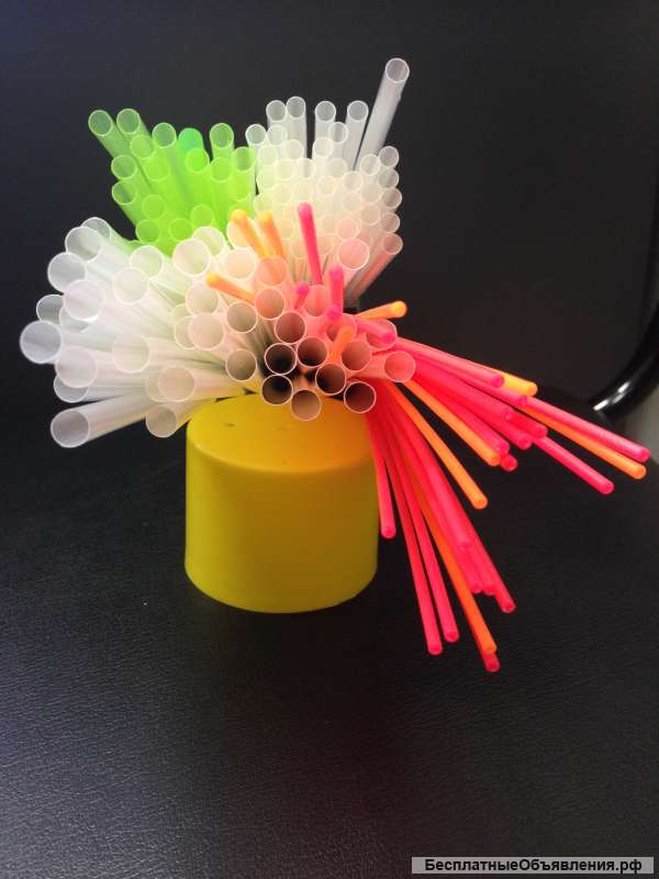 Трубочки пластиковые, флагштоки, зажимы для шаров от производителя