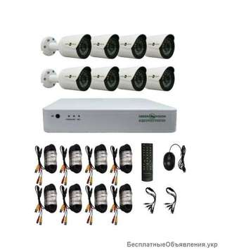 Комплект Видеонаблюдения Green Vision GV-K-G03/08 720Р