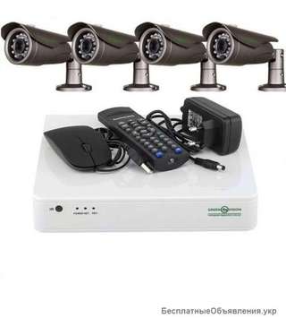 Комплект Видеонаблюдения Green Vision GV-K-L11/04 720P