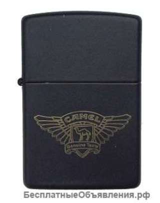 Зажигалка Zippo Camel CZ 030 Biker Wings Gold