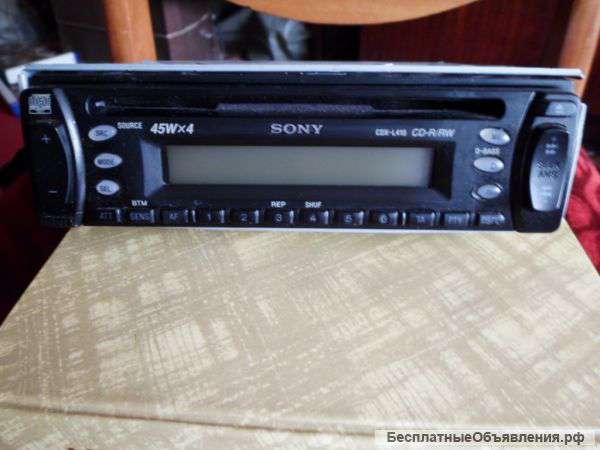 Автомагнитола SONY model NO. COX - L410  45 W X 4