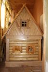 Макет деревянного домика