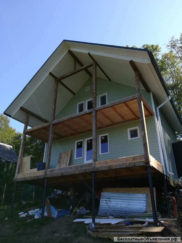 Строительство каркасных деревянных домов