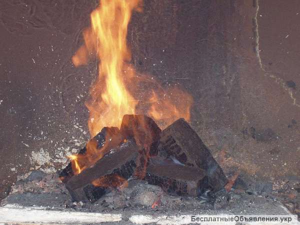 Торфобрикеты в мешках