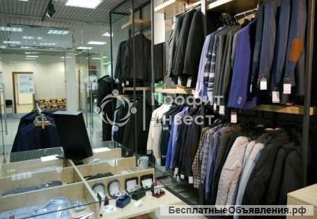 Магазин мужской одежды в ТРЦ