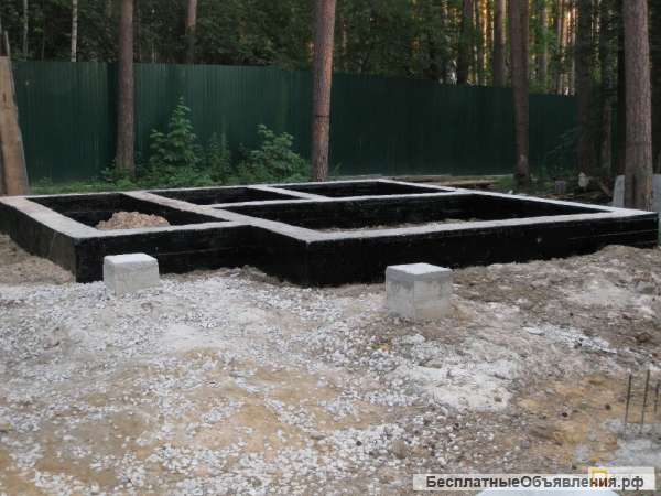 Устройство фундаментов различных типов