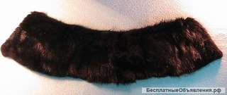 Воротник из чернобурой лисицы новый для женского пальто