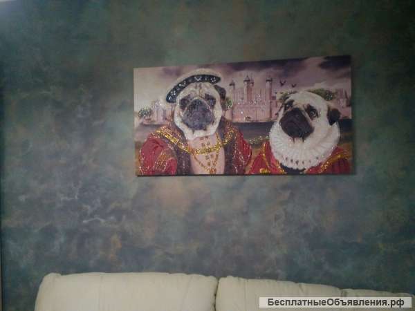 Нанесение Декоративной штукатурки, Шёлк, Песок. Отделка