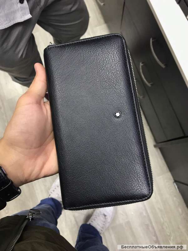 Клатч Montblanc натуральная кожа новый