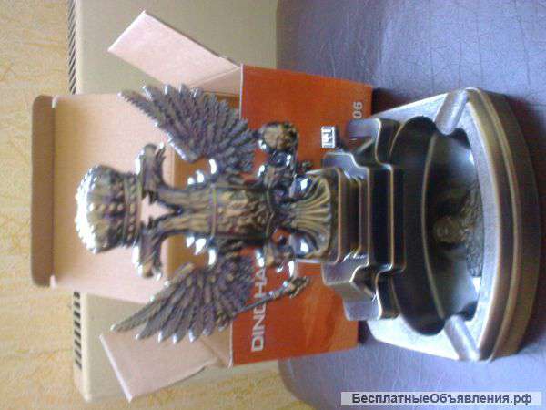 Зажигалка с пепельницей Двуглавый орёл