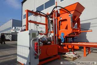 Экономичный вибропресс для производства блоков, брусчатки, бордюров