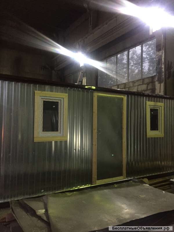 Распашная бытовка для стройки