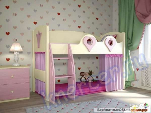 Кровать-чердак "Принцесса" Кнерцер