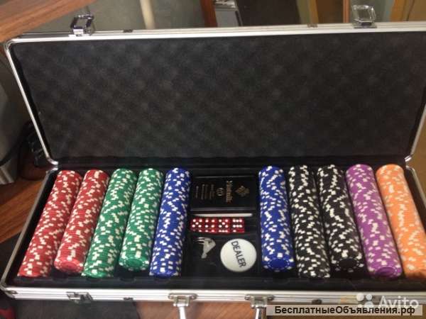 Набор для покера 500 фишек