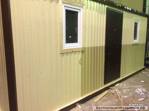 Евро бытовка(блок-контейнер) новый с производство