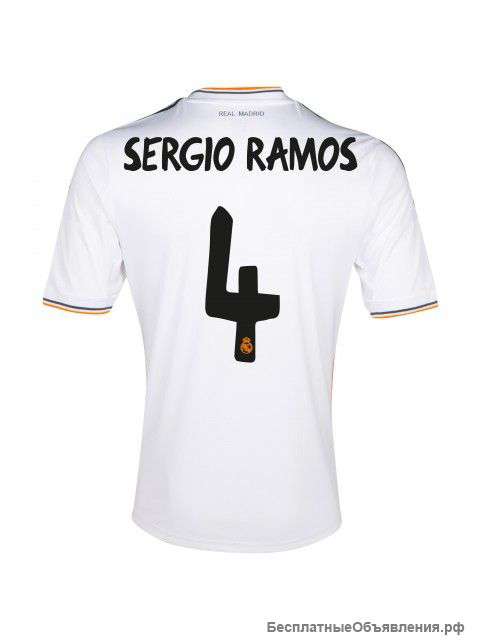 Футболка игровая home  Sergio Ramos real madrid NEW